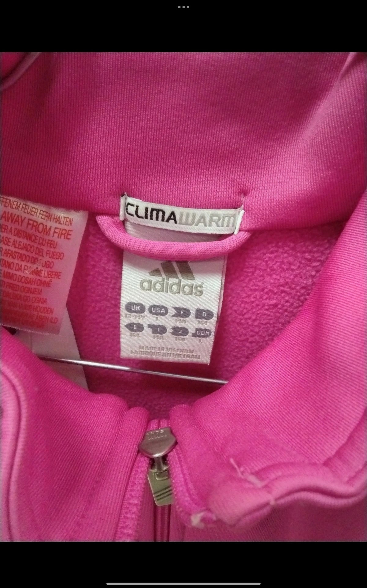 Adidas giacchetto ragazza